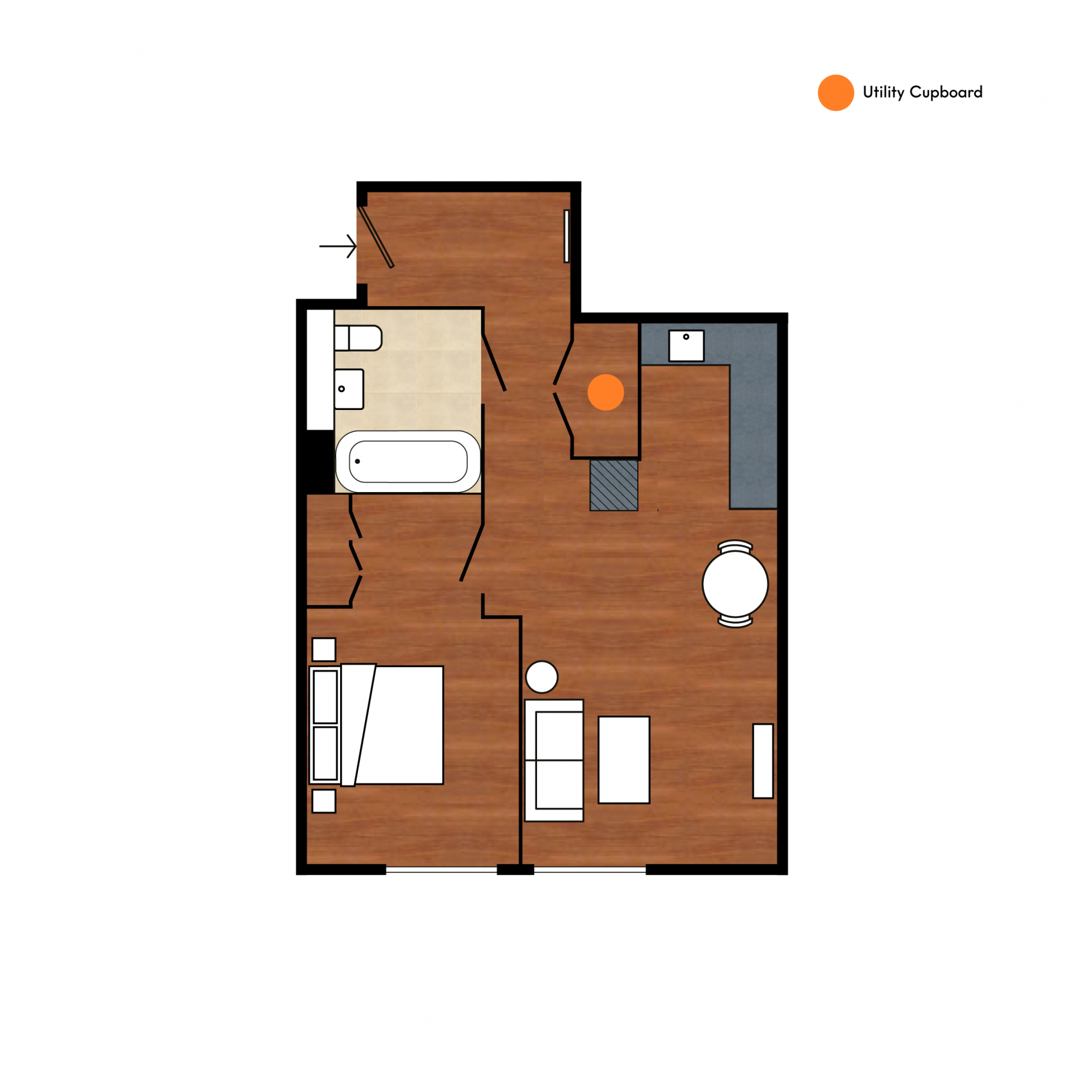 1 Bedroom Flats To Rent in Woking The Marches