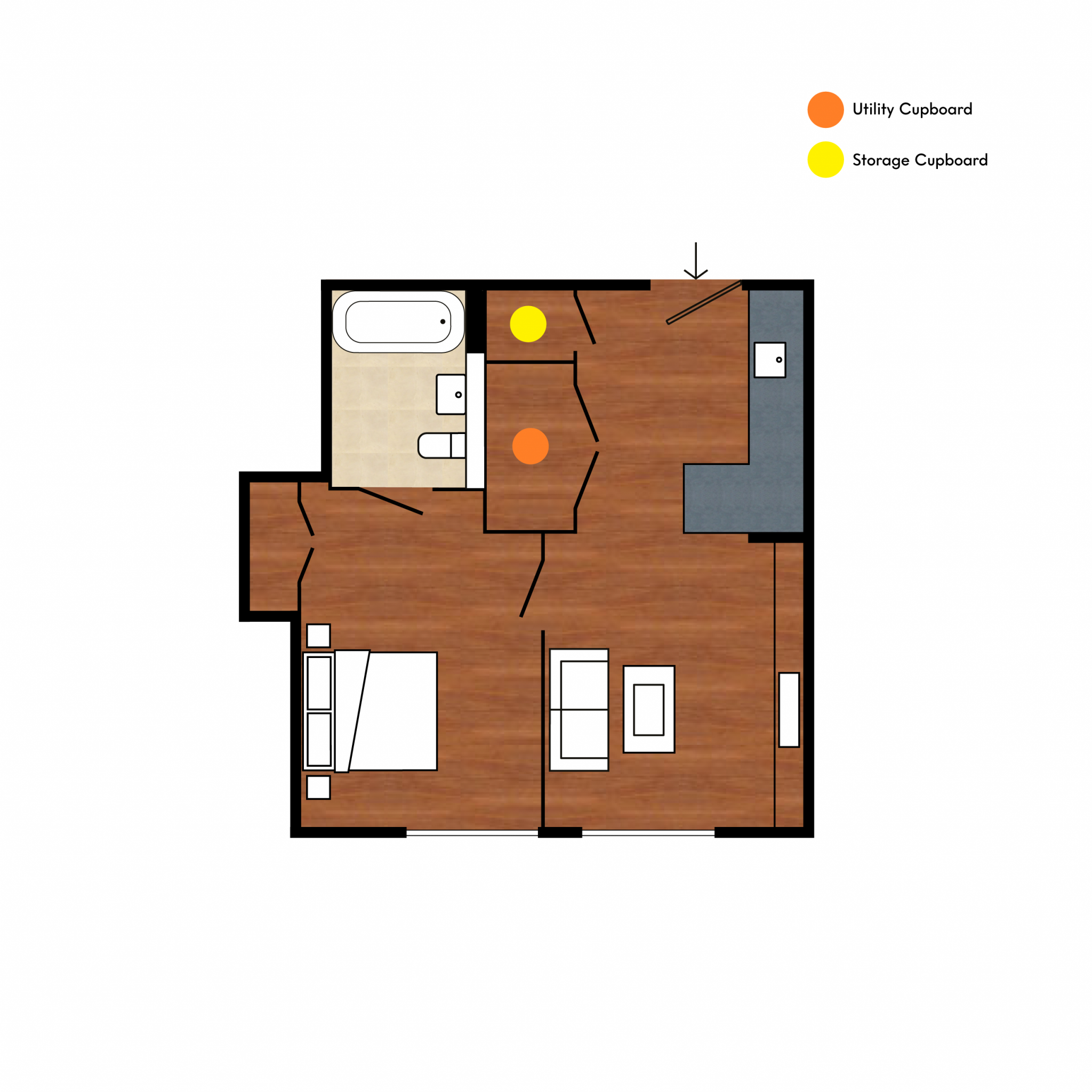 1 Bedroom Flats To Rent in Woking The Marches